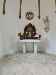 Der Heilige Bernhard, das Ziel der Bernhardus-Wallfahrt