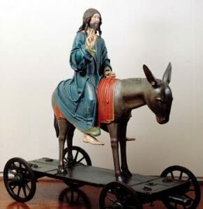 Der Gmünder Palmesel aus dem Heiligkreuz-Münster