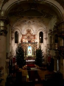 Christmette um Mitternacht auf dem Rechberg